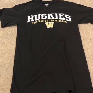 University of Washington Black Champion T-shirt